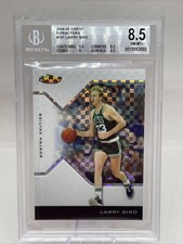 2004-05 Topps Finest #131 Larry Bird X-Fractor NBA HOF /199 BGS 8.5 NM-MT+