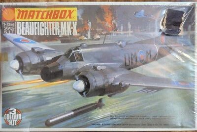 1973 Matchbox Beaufighter MK-X British 1/72 model kit Unassembled NIPW  - Image 1 of 4