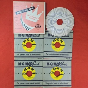 Teddy Wilson Keyboard Kings 1951 Box Set 4 × 7" 45 RPM (8) Tacks MGM K100 VG++ - Picture 1 of 7