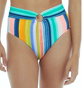 Body Glove Women's Havana Nights Woodstock High Waist Bikini Bottoms Size: L  - Picture 1 of 3