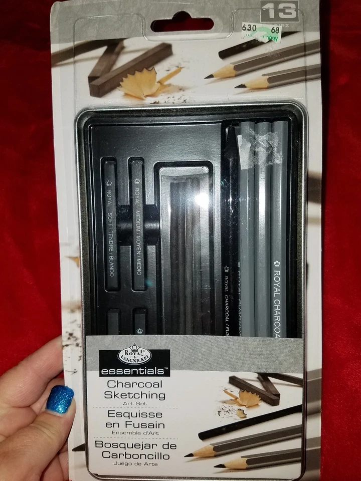 Juego de arte de dibujo de carbón Royal Langnickel Essentials Foto 1 de 2