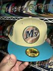 Seattle Mariners Fitted Hat 7 5/8 Sneakertown Hat Club Topperz Sportsworld