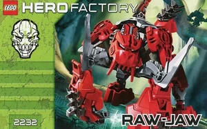 Retired LEGO Hero Factory #2232 - Raw-Jaw. Instruction Manual Only. - Picture 1 of 1