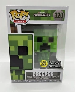 Funko POP Minecraft Glow in The Dark Creeper 320 FYE Exclusive GITD - Picture 1 of 7