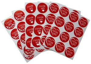 Pegatinas de etiquetas de corazón puntos de codificación de colores de 1,5 pulgadas 38 mm círculos adhesivos de agradecimiento - Imagen 1 de 18