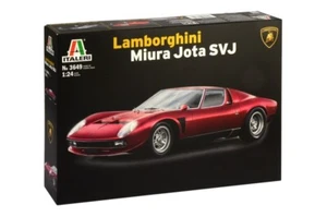 1/24 Italeri 3649: Lamborghini Miura Jota SVJ PLASTIC MODEL KIT NIB - Picture 1 of 3