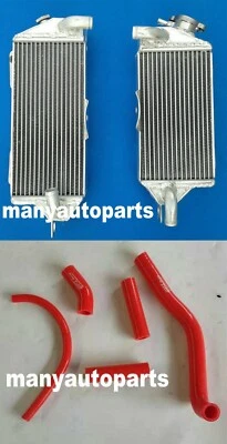 For KAWASAKI KX500 KX 500 1988-2004 Aluminum Radiator+RED HOSE 89 93 98 02 Foto 1 de 4