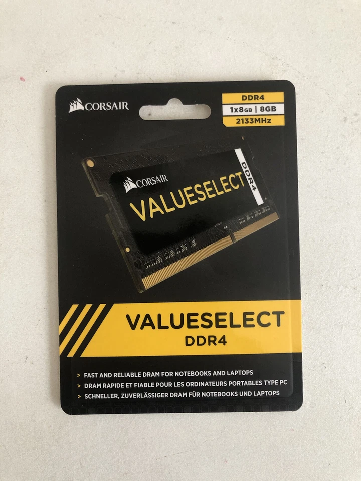 Corsair Value Select DDR4 8GB 2133MHz Dram New - Image 1 of 2