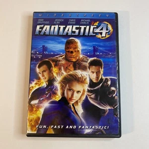 Fantastic Four (DVD, 2009) Widescreen Marvel Alva Evans Chiklis Gruffudo McMahon - Picture 1 of 3