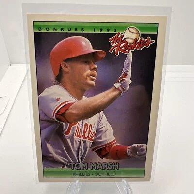 1992 Donruss The Rookies Tom Marsh #66 RC - Image 1 of 2