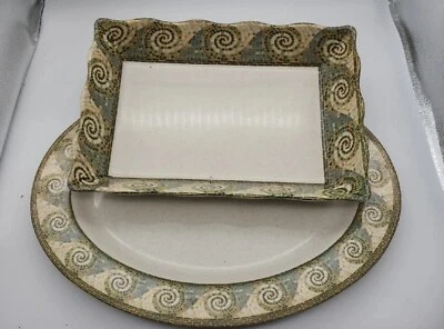 GET ML-88 & OP-619-MON Mosaic Waves Design Dish - Image 1 of 4