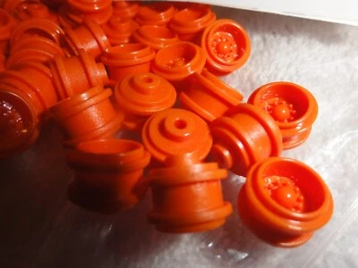 Large Lot Tonkin 1/53 ORANGE  WHEELS RIMS Approx 50+ pieces NEW - Image 1 of 3