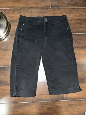 Pantalones capri Bandolino para mujer 10 negros chinos cintura cómoda damas Foto 1 de 4