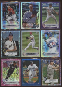 50 Lot Baseball Refractor - Serial Numbered, Various Years, Rookies Stars LOOK! - Picture 1 of 12