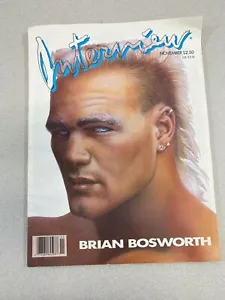 Interview Magazin Andy Warhol's November 1987 mit Brian Bosworth - Bild 1 von 6