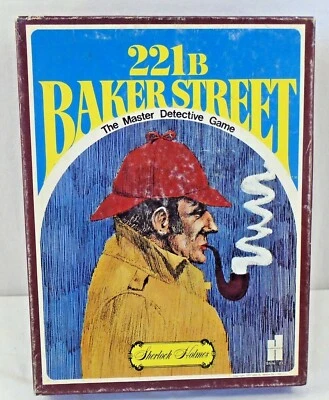 Vintage 221B Baker Street The Master Detective Board Game Hansen 1977 Sets 1-4 - Image 1 of 2