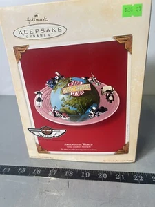 Harley Davidson Hallmark Ornament 2003 - Alrededor del mundo con sonido y movimiento - Imagen 1 de 7