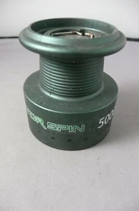 DRAGON PIKE DOCTOR SPIN 5000 REEL GREEN COMPOSITE SPARE SPOOL-USED FISHING PARTS - Picture 1 of 4