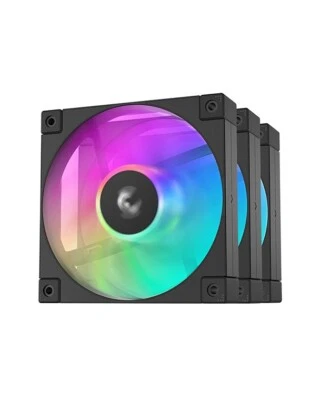 DeepCool FD12 Black ARGB 3 IN 1 Performance 120mm Fans - Image 1 of 4