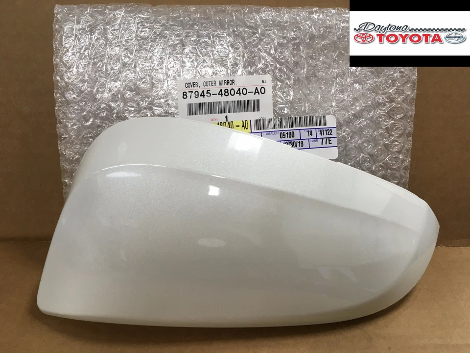КРЫШКА НАРУЖНОГО ЗЕРКАЛА TOYOTA RAV4 ПОДХОДИТ ДЛЯ БЕЛОЙ ЖЕМЧУЖНОЙ СТОРОНЫ ВОДИТЕЛЯ 2015–2018 ГОДОВ - Изображение 1 из 1
