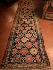 Tappeto antico Persiano Malayer - antique persian rug - 454 × 105 cm