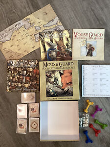 NEW Mouse Guard Roleplaying Game Box Set, 1st Edition 2009, Cards Sealed, RPG