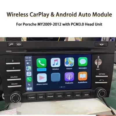 Wireless Apple CarPlay Android Auto Decoder Kit For Porsche 987 Cayman 2009-2012 - Image 1 of 4