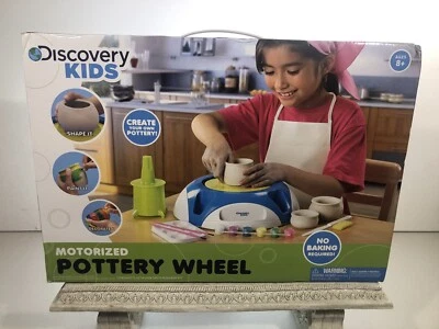 Discovery Kids roda de cerâmica motorizada com pedal artesanato escultura moldagemN - Imagem 1 de 2