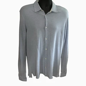 Corneliani Sz 50 Cotton Knit Performance Shirt Italy Casual Preppy Golf Urban - Picture 1 of 11