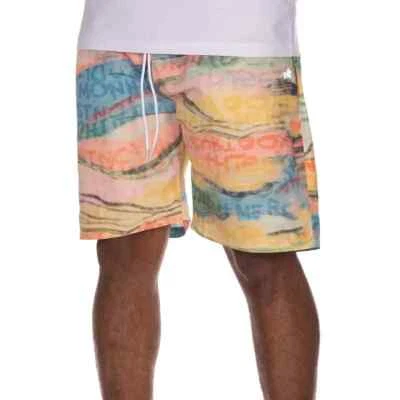 AKOO Men's Drawstring Elastic-Waist Colorful Vicious Short Multi-Color, 3XL - Image 1 of 4