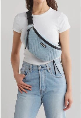 Rebecca Minkoff Denim Bolso Cinturón/Cuerpo Cruzado Nuevo Foto 1 de 4