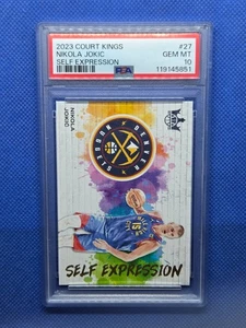 2023 Court Kings NIKOLA JOKIC PSA 10 Self Expression Card DENVER NUGGETS - Bild 1 von 3