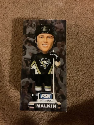 Pittsburgh Penguins Evgeni Malkin SGA Bobble GENO #71 2007 BOBBLE HEAD ORIG BOX - Image 1 of 4