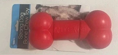 Duke's Pet Products Juguete Masticable Hueso de Perro Fuerte para Masticar -Buscar (Rojo) Nuevo Foto 1 de 4