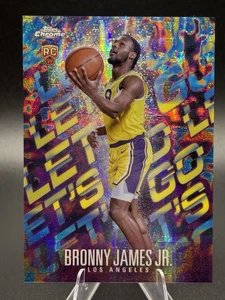 2024-25 TOPPS CROMO SSP BRONNY JAMES JR. ROOKIE LET'S GO CASE HIT - Imagen 1 de 2