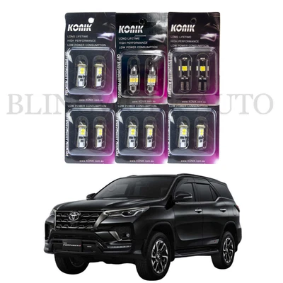 KONIK LED Interior Rego Reverse Light Package for 2021+ Toyota Fortuner GX GXL - Image 1 of 2