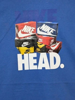 Nike Men's T-shirt Blue Head. Cloth Tag 2XL #3579 NWT - Image 1 of 4