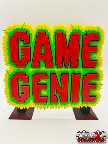 GAME GENIE NES 3D Printed Wall Art(Nintendo Retro Gaming Vintage Toy Game)