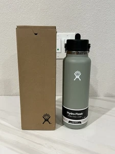 Hydro Flask Wide Flex Straw Cap 40oz Water Bottle - Agave Green - Picture 1 of 10