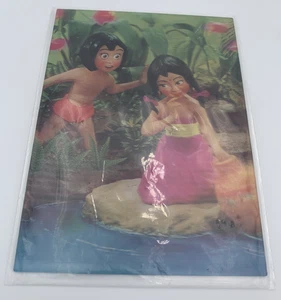 1967 DISNEY JUNGLE BOOK LENTICULAR POSTCARD 5.5" X 4" RARE! MINT CONDITION - Picture 1 of 2