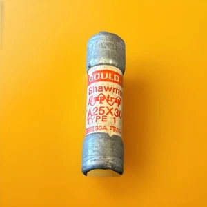 ๐ฅ(AN) ***QTY 9*** SHAWMUT A25X30-1 30A Fuse ***FREE SHIPPING*** - Picture 1 of 4