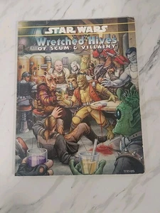 Star Wars Wretched Hives of Scum Villainy RPG West End Games SC With Blueprints - Picture 1 of 10