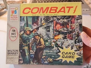 Milton Bradley Combat Card Game 1965 - Picture 1 of 18