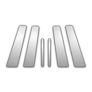 6Pc Chrome Pillar Post Covers for 00-02 Jaguar S-Type - P3940 - Bild 1 von 7