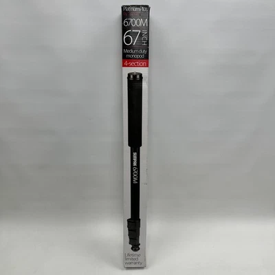 Sunpak PlatinumPlus 6700M 67" Monopod for Camera & Camcorder w/ Storage Bag *NEW - Image 1 of 4