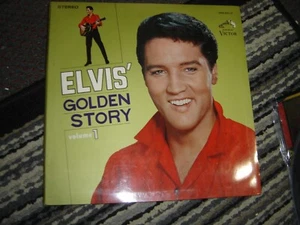 Elvis Presley - Elvis Golden Story Volume 1 Gatefold Booklet Vinyl LP Lyrics M- - Picture 1 of 4