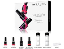 MESAUDA STARTER KIT GEL POLISH SEMIPERMANENTE PER UNGHIE PROFESSIONALE UV E LED