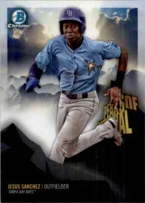 2018 Bowman Chrome Peaks Of Potential Jesus Sanchez RC #PP-JS - Image 1 of 2