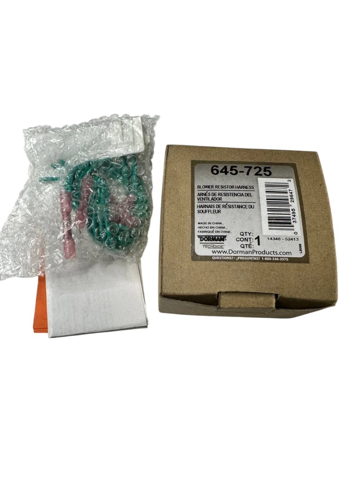 Conector de resistencia del motor soplador HVAC Dorman 645-725 **OFERTA** Foto 1 de 1