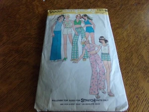 Simplicity girls crop top, shorts, pants pattern #6668 sz 8, breast 27" complete - Picture 1 of 1